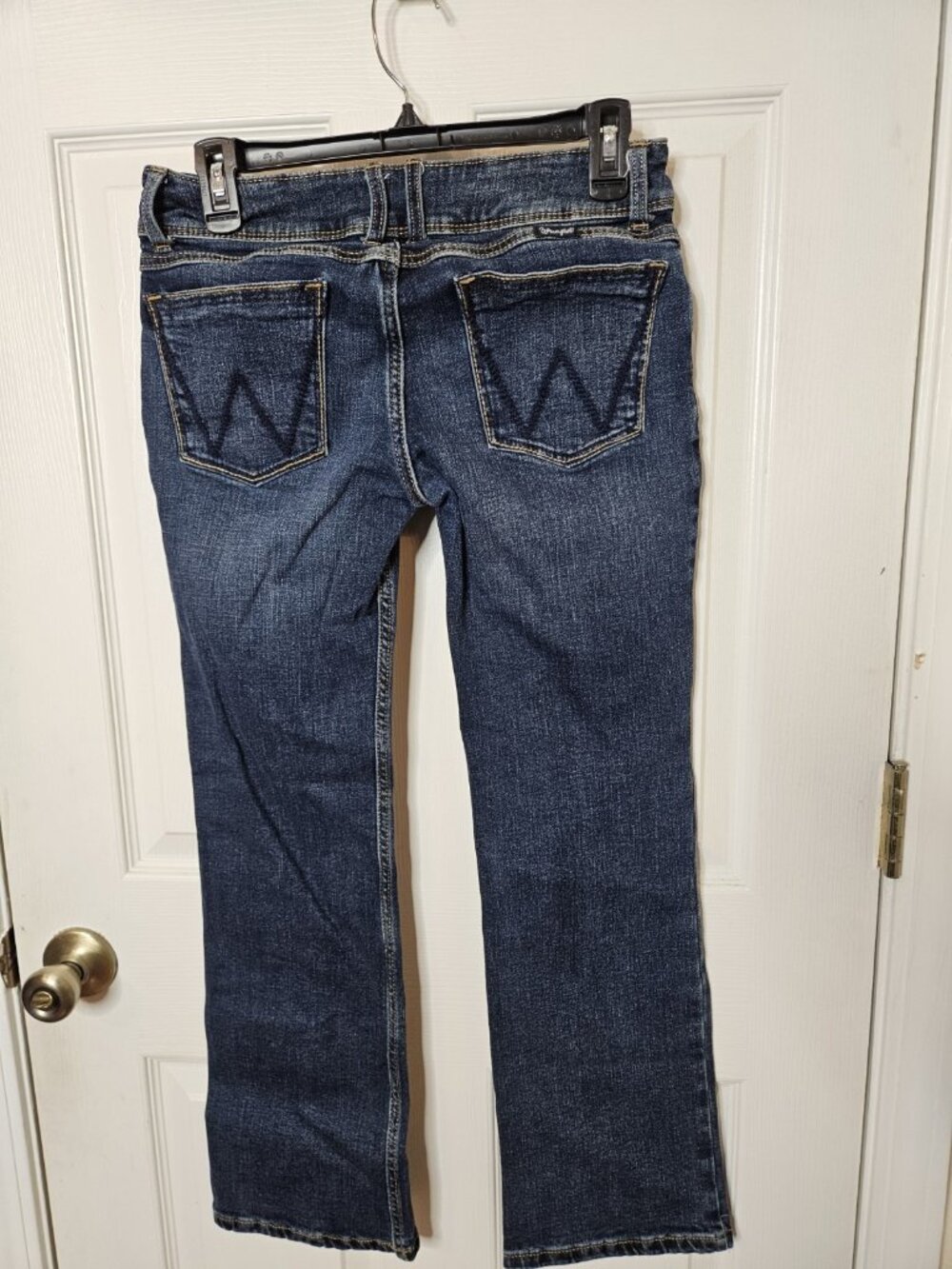Wrangler Jeans 5/6x27  Low Rise Boot Cut Embellished Embroidered Western Womens